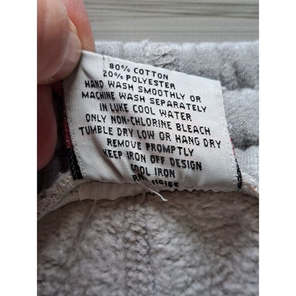 Indiana Hoosiers Gray Athletic Shorts Red Stripe Logo Colosseum Athletics Men L - Picture 6 of 10